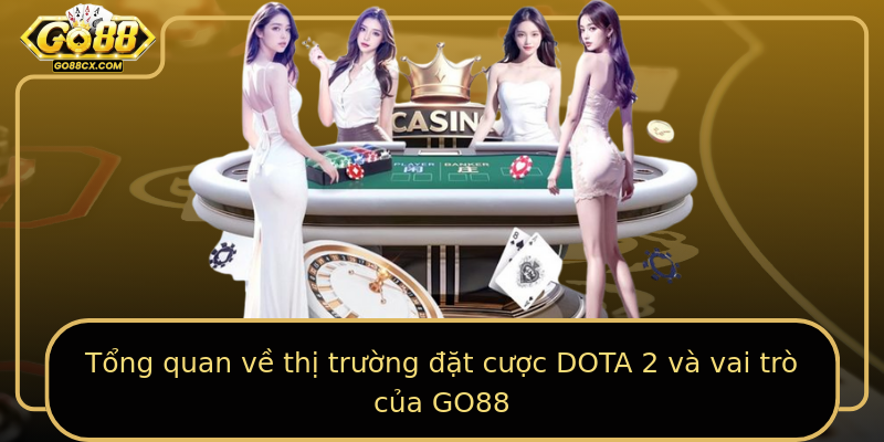 Tổng quan về thị trường đặt cược DOTA 2 và vai trò của GO88